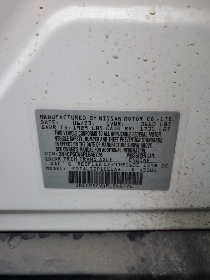 2023 NISSAN KICKS SV VIN:3N1CP5CV4PL545776