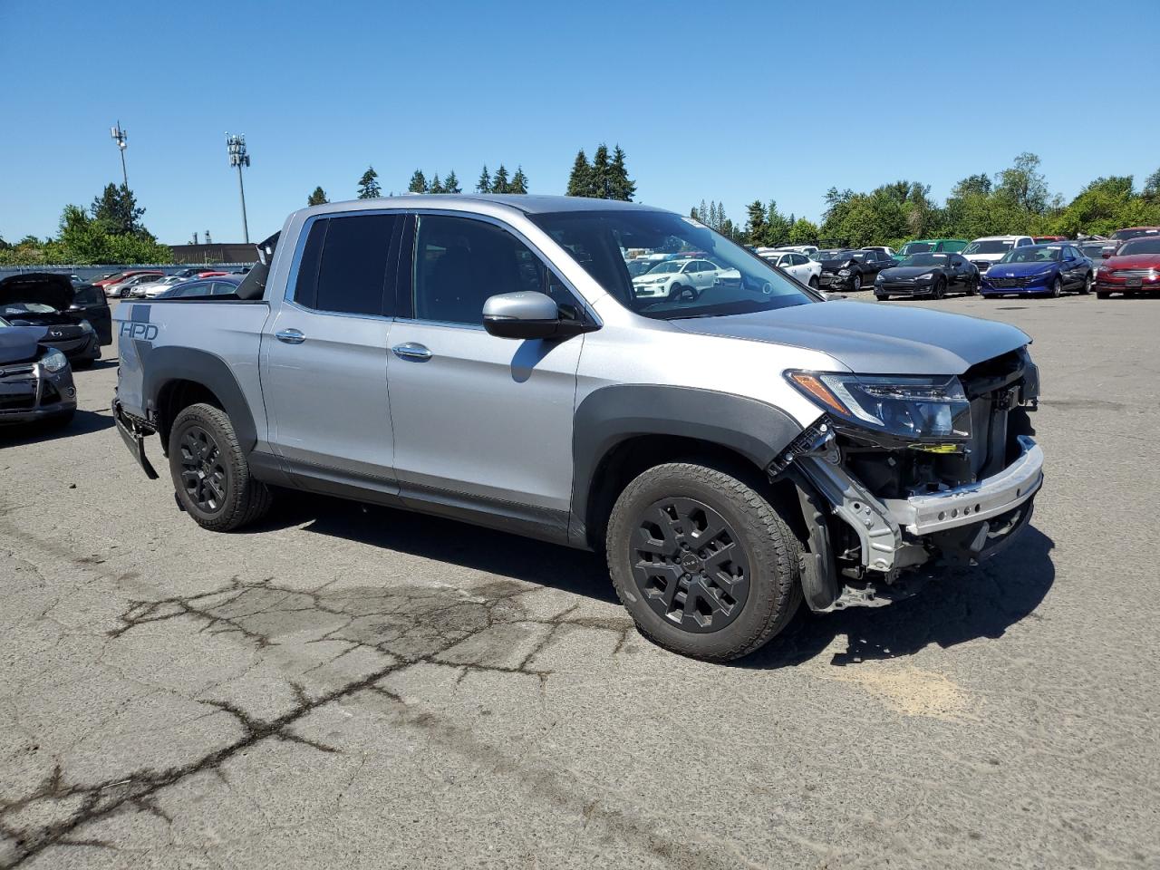 2023 HONDA RIDGELINE RTL-E VIN:5FPYK3F76PB012529