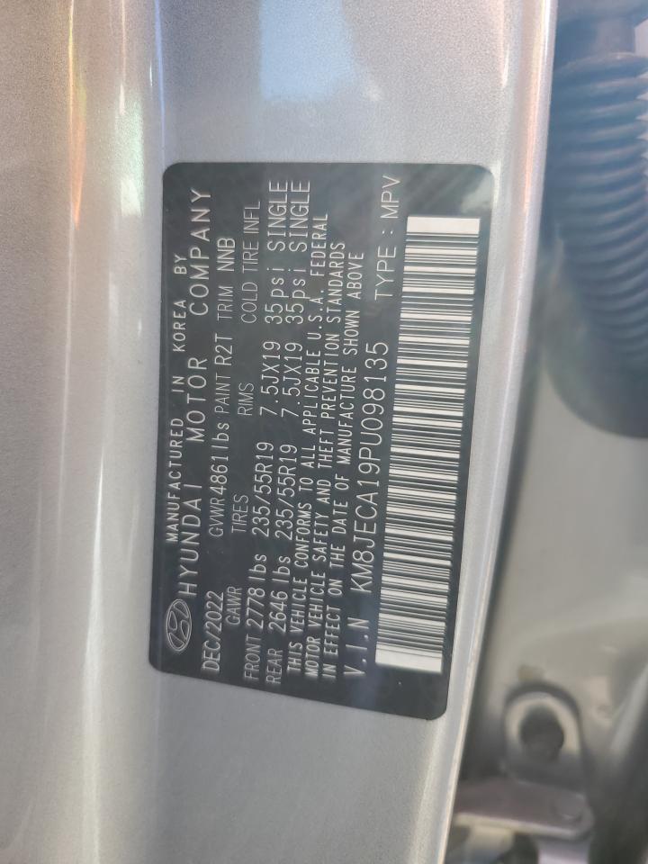 2023 HYUNDAI TUCSON LIMITED VIN:KM8JECA19PU098135