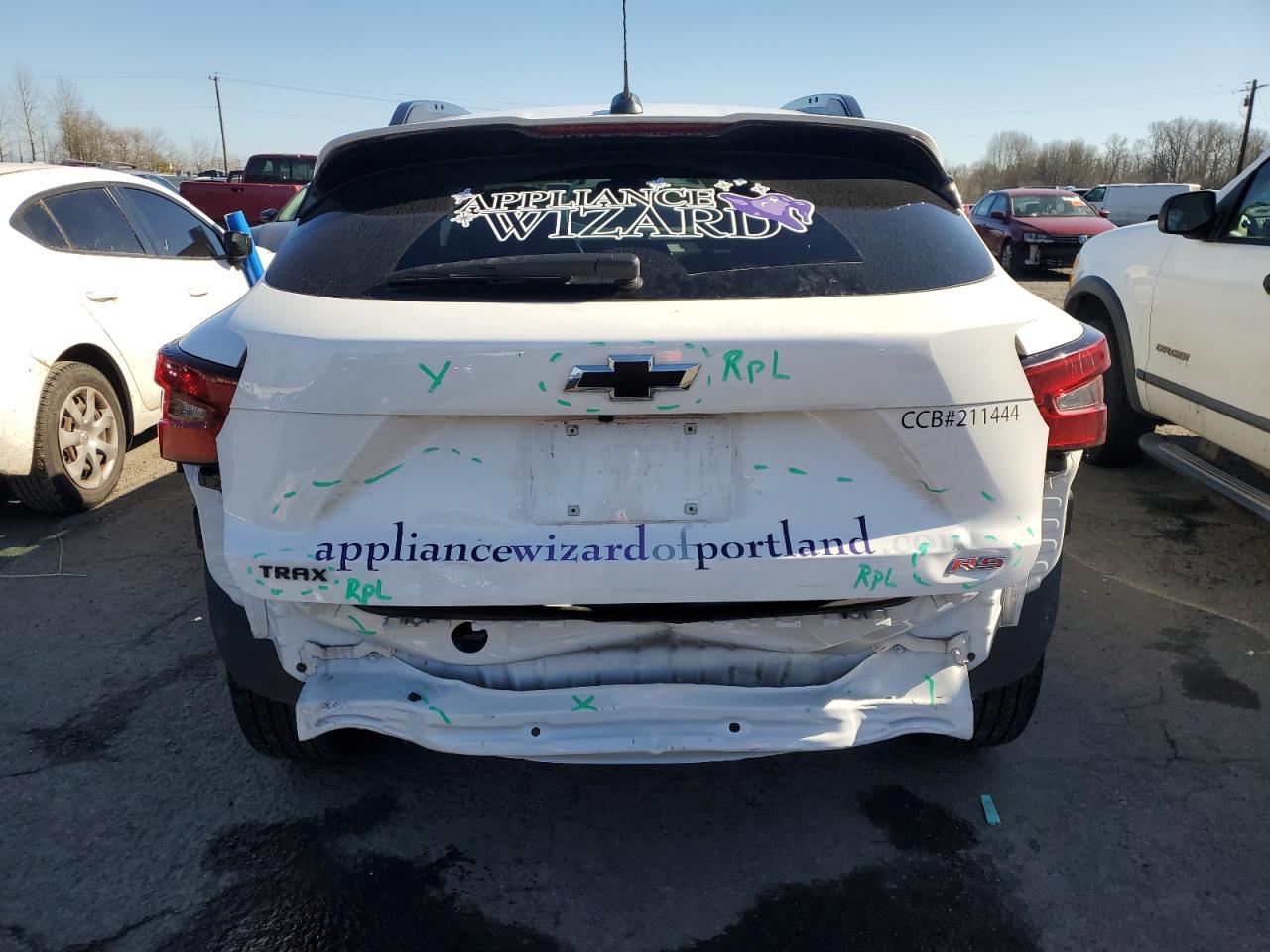 2024 CHEVROLET TRAX 2RS VIN:KL77LJE22RC169077