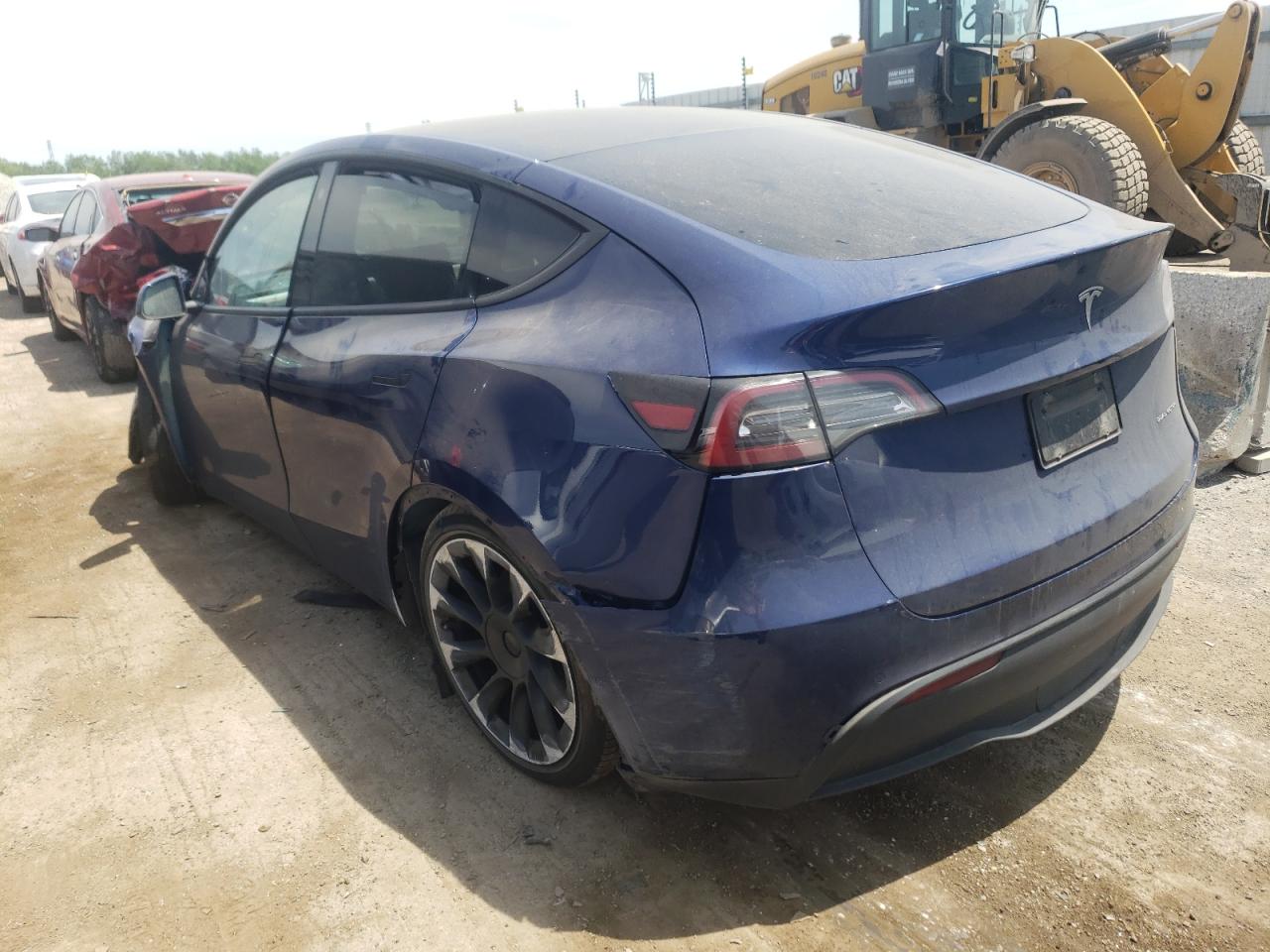 2022 TESLA MODEL Y  VIN:7SAYGDEE0NF308078