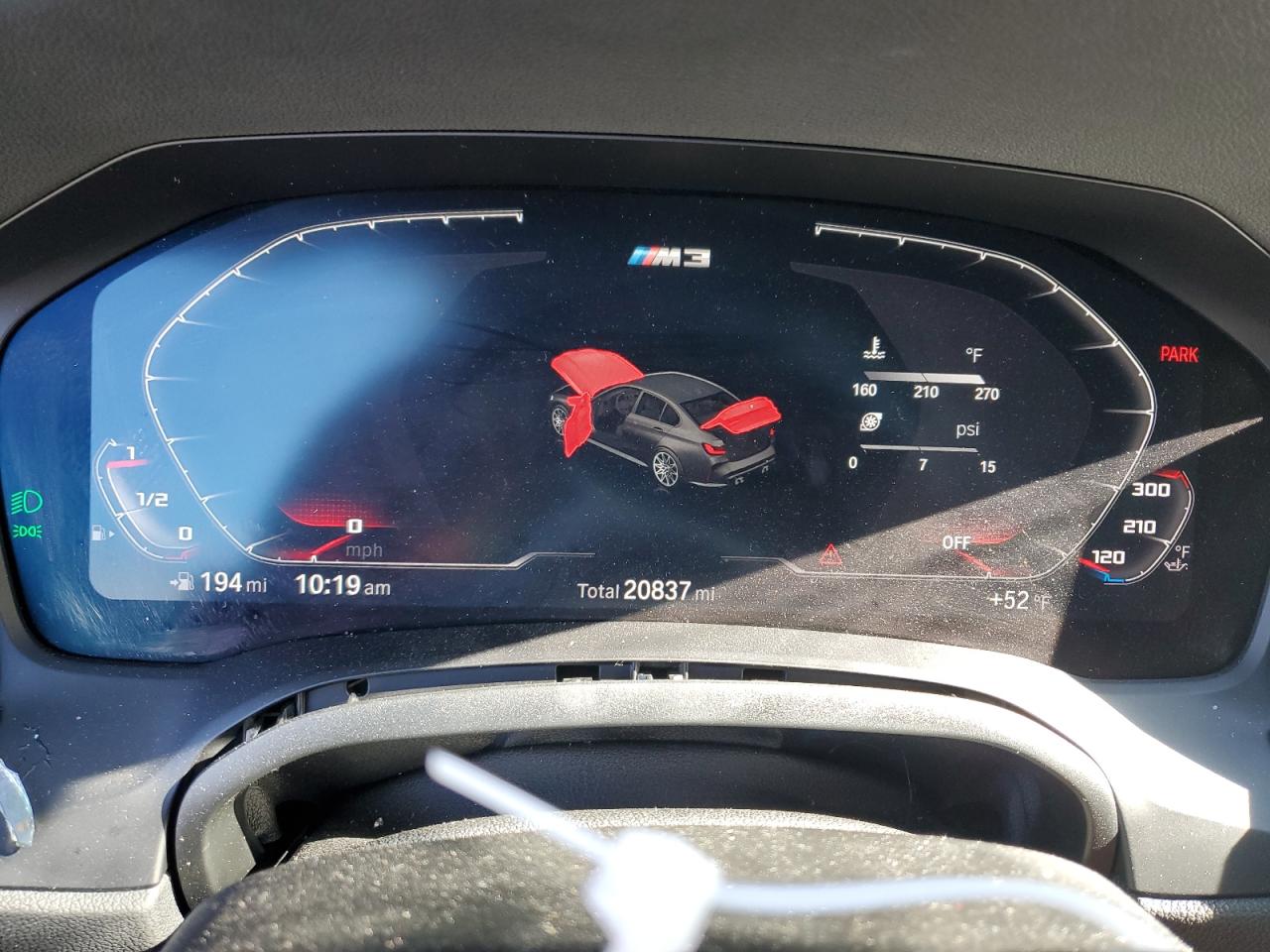 2022 BMW M3  VIN:WBS53AY00NFL69414