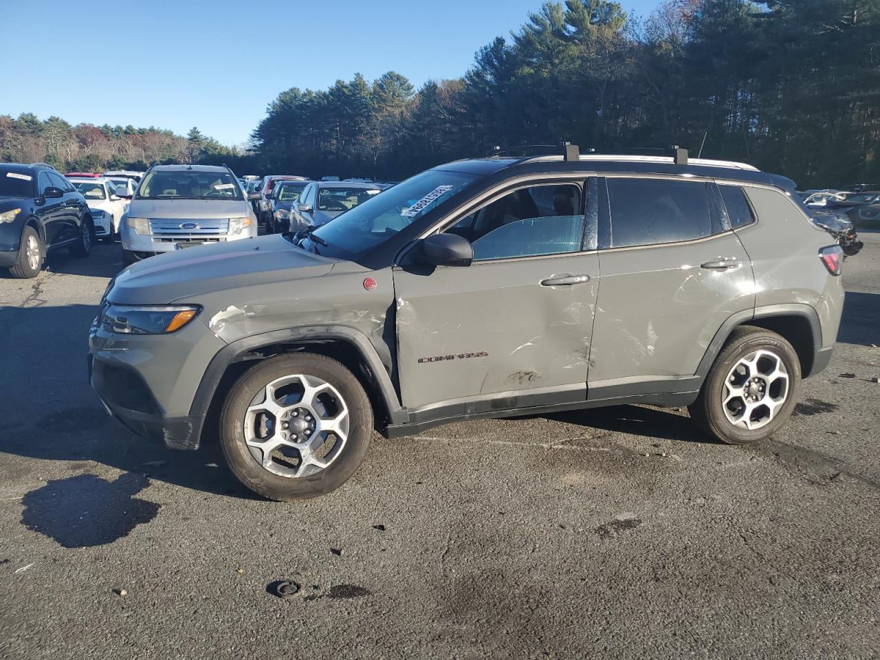 2022 JEEP COMPASS TRAILHAWK VIN:3C4NJDDB4NT135918