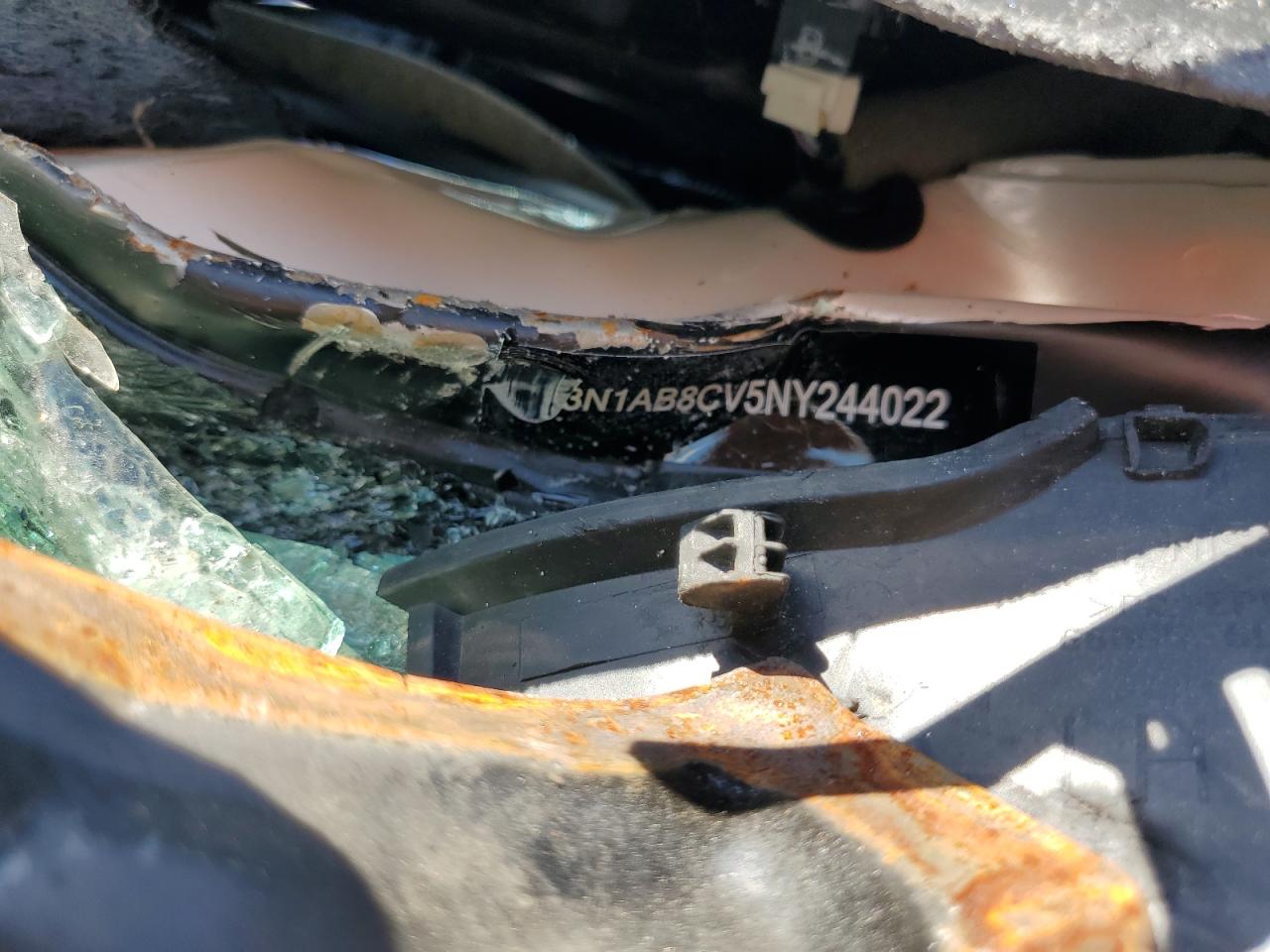 2022 NISSAN SENTRA SV VIN:3N1AB8CV5NY244022