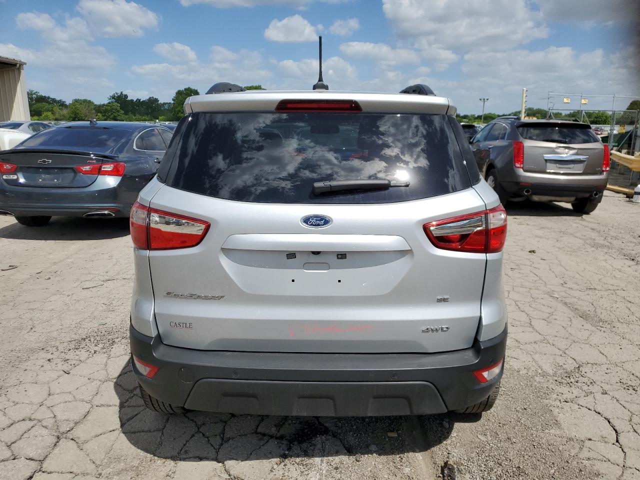 2022 FORD ECOSPORT SE VIN:MAJ6S3GL0NC456985