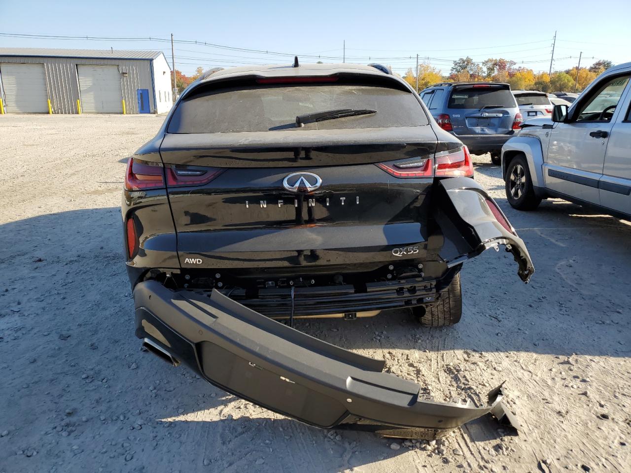 2022 INFINITI QX55 ESSENTIAL VIN:3PCAJ5K30NF106334