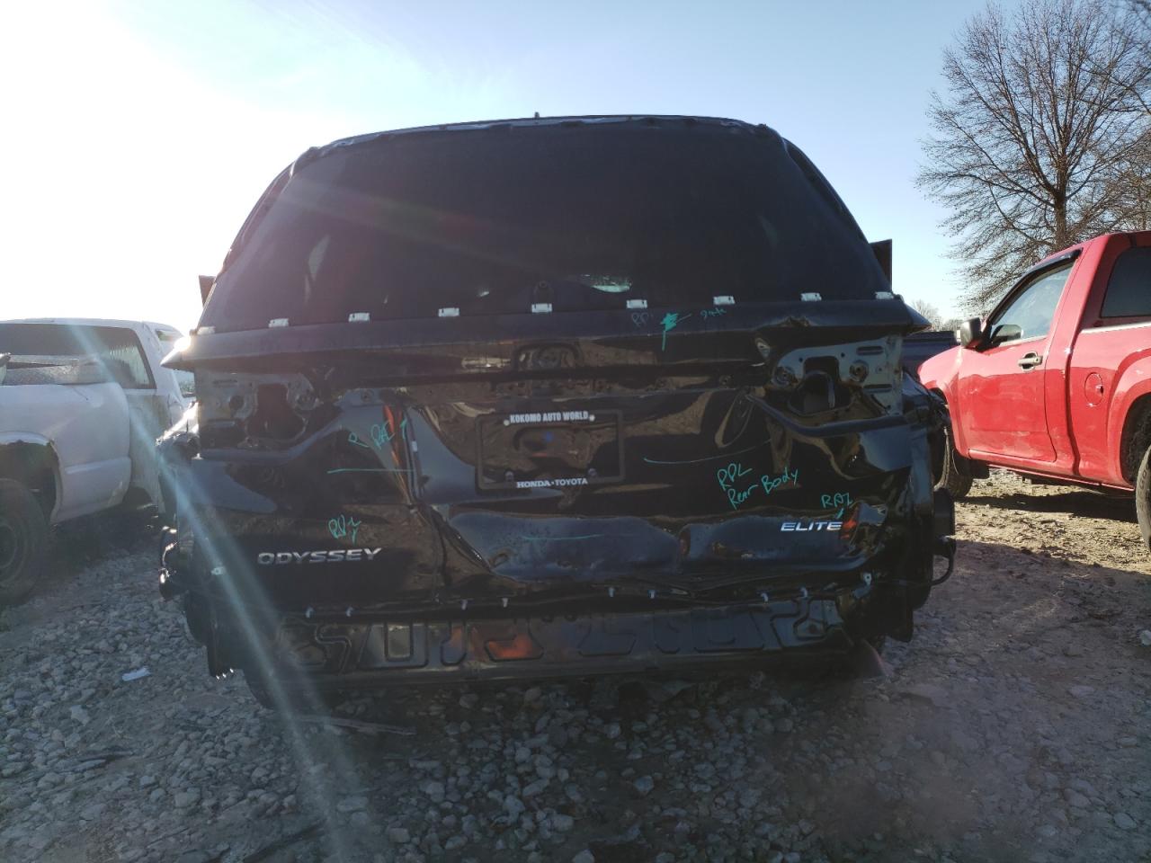 2023 HONDA ODYSSEY ELITE VIN:5FNRL6H93PB065473