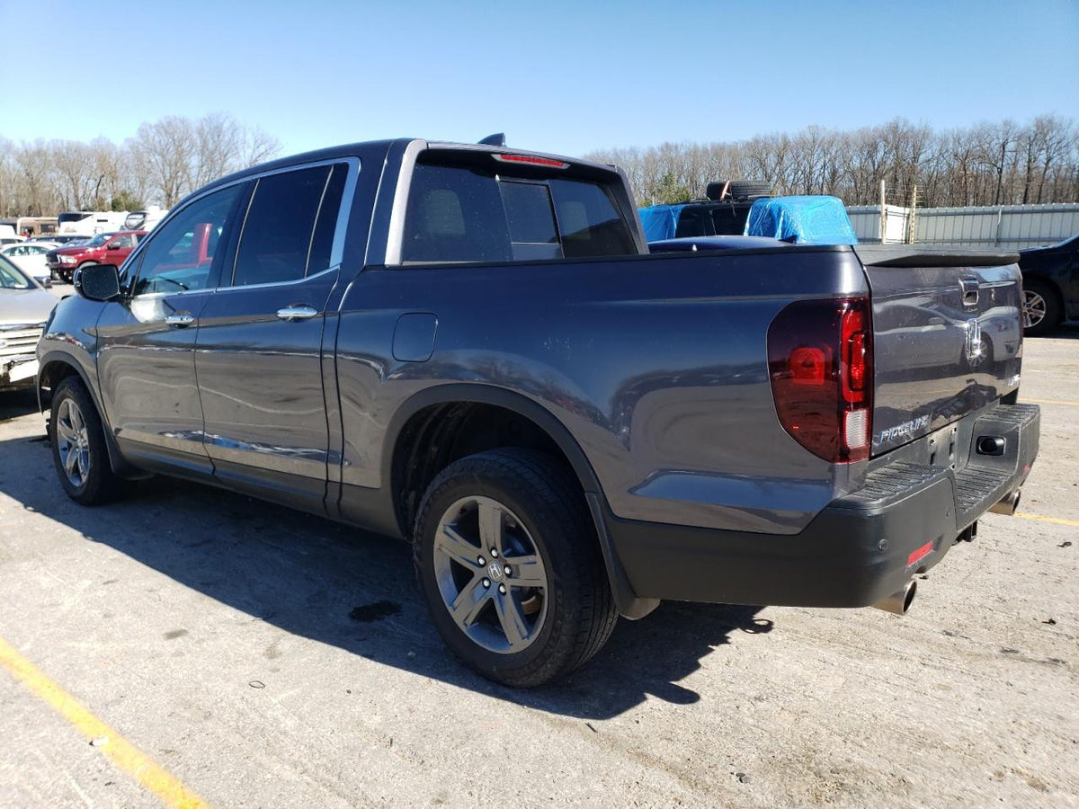 2022 HONDA RIDGELINE RTL VIN:5FPYK3F79NB026552