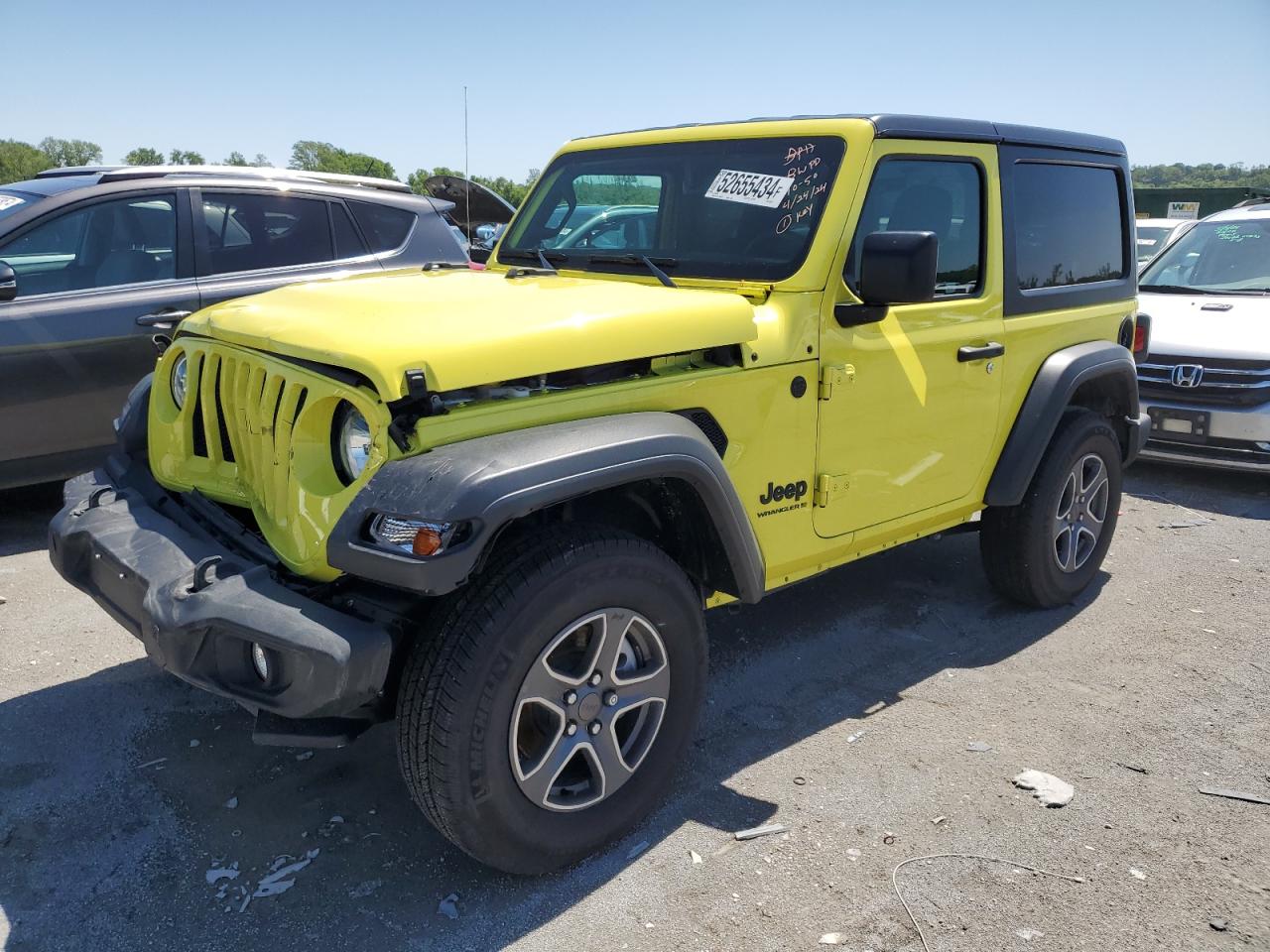 2023 JEEP WRANGLER SPORT VIN:1C4HJXAG6PW549911