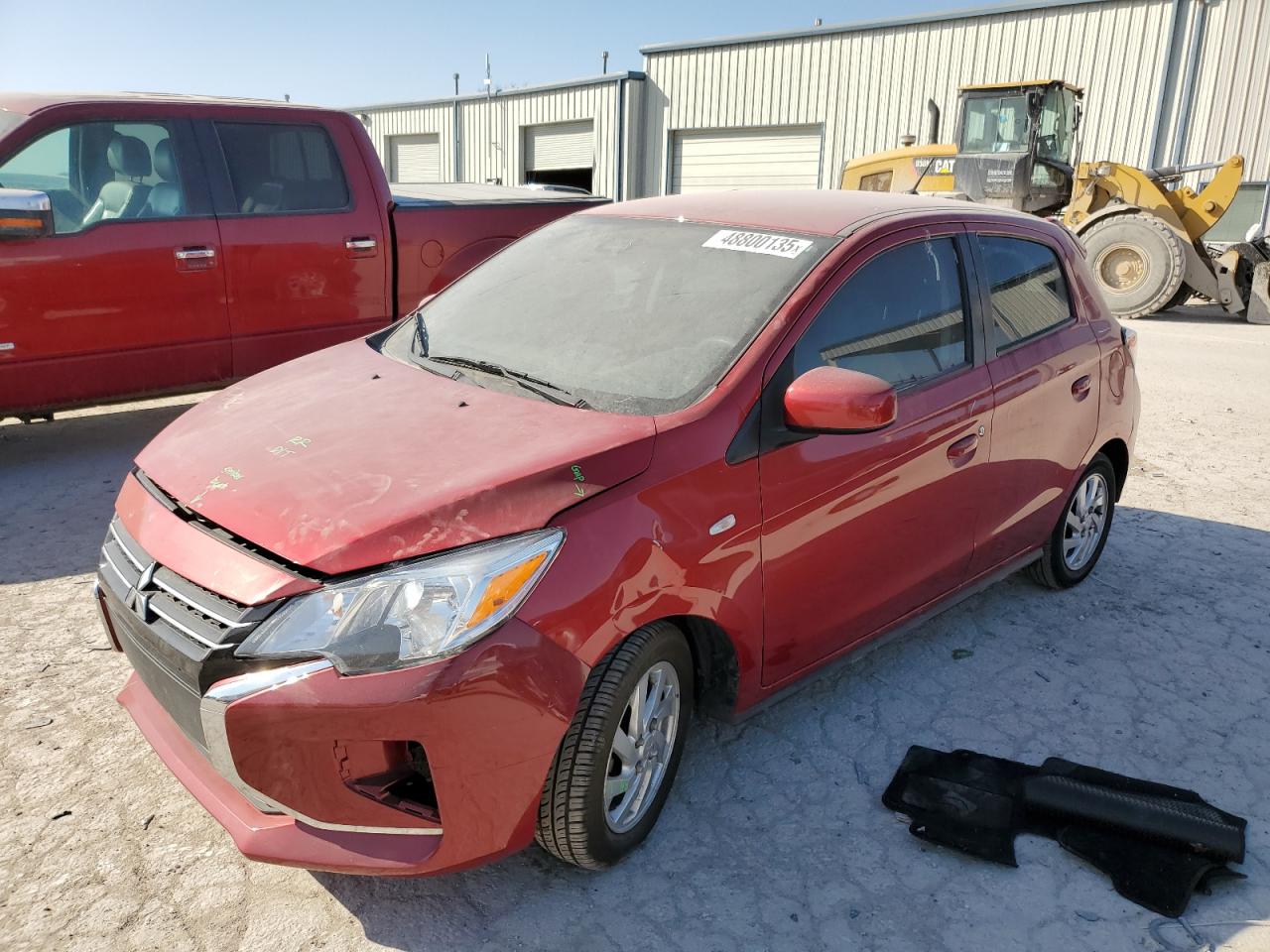 2022 MITSUBISHI MIRAGE ES VIN:ML32AUHJ9NH001458