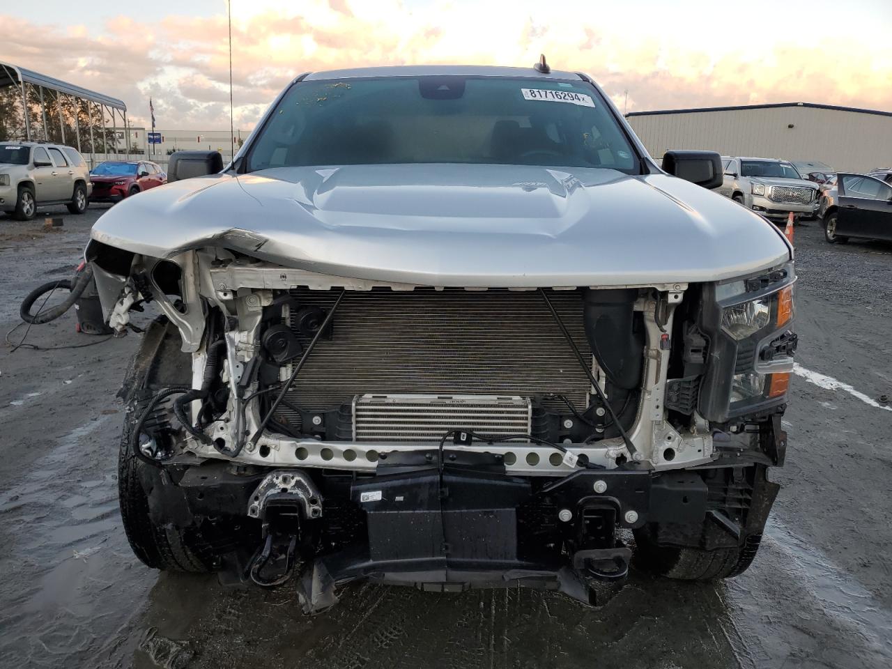 2022 CHEVROLET SILVERADO K1500 CUSTOM VIN:3GCPDBEK6NG517749