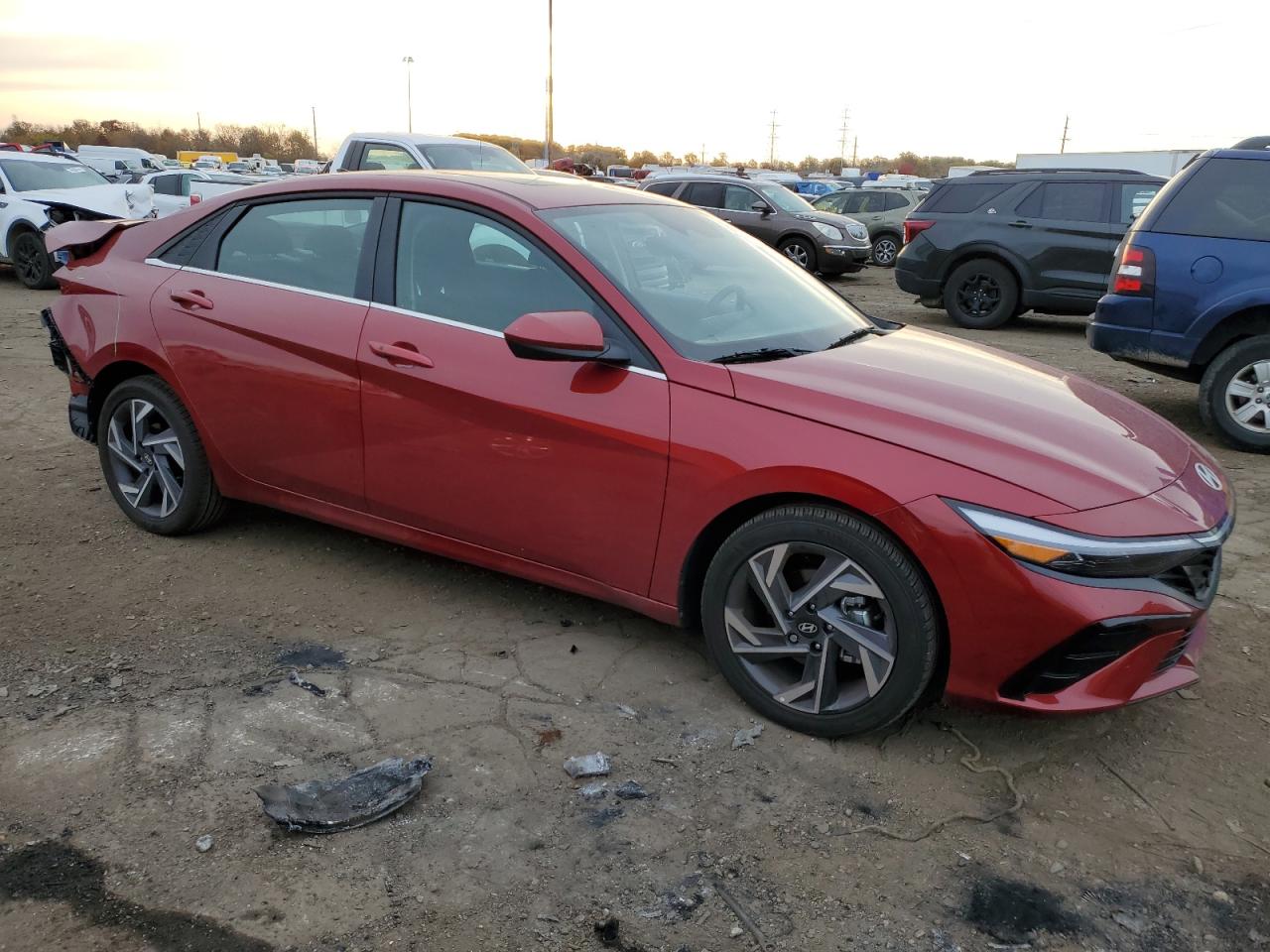 2024 HYUNDAI ELANTRA SEL VIN:KMHLS4DG0RU817234