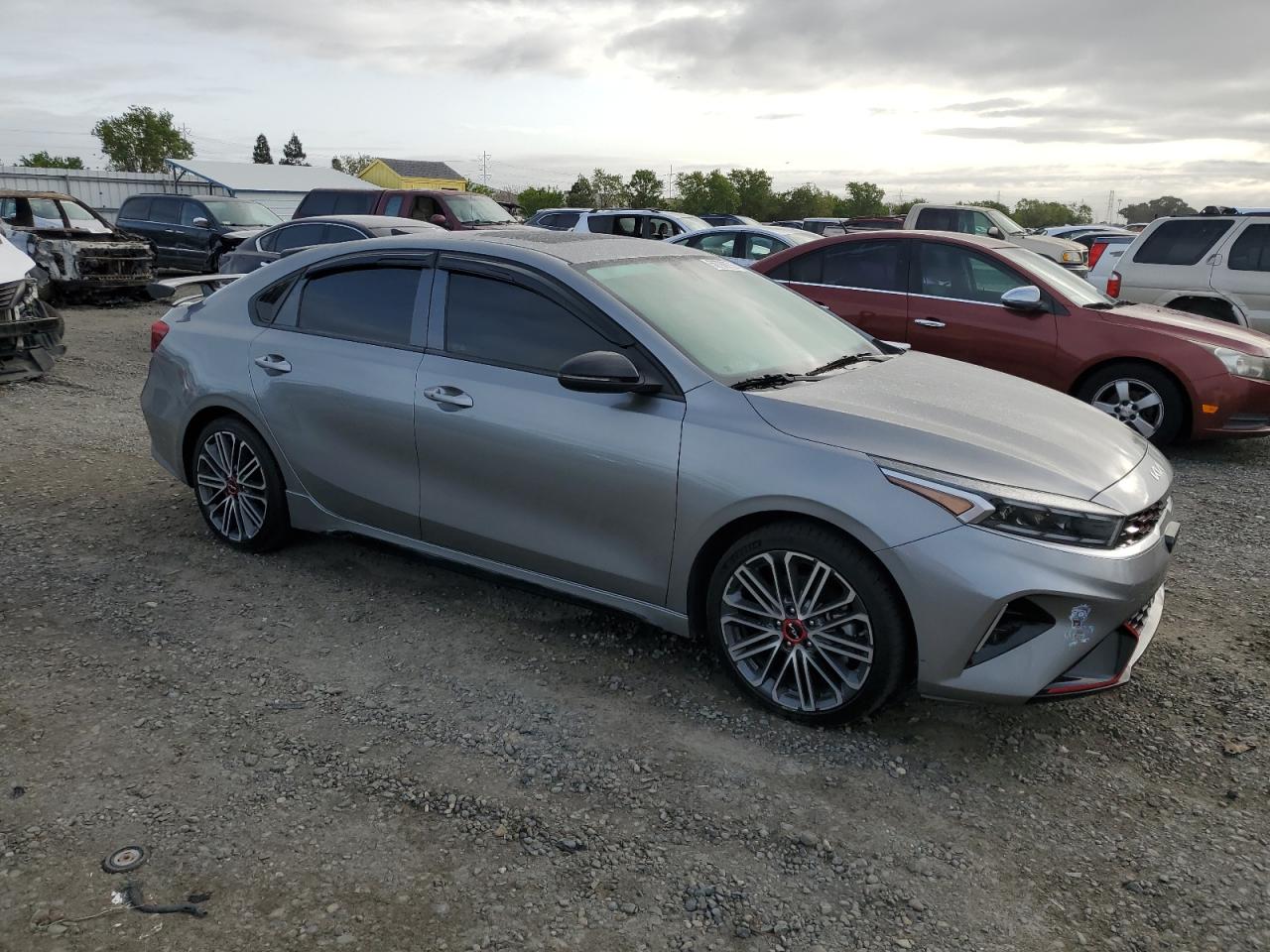 2022 KIA FORTE GT VIN:3KPF44AC7NE457191