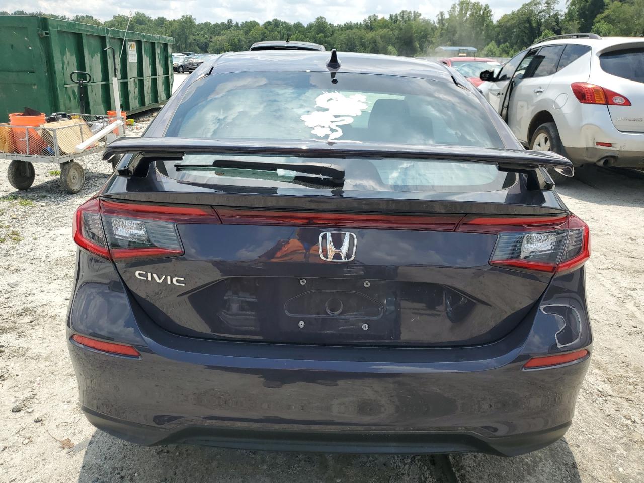 2022 HONDA CIVIC EXL VIN:19XFL1H72NE018569