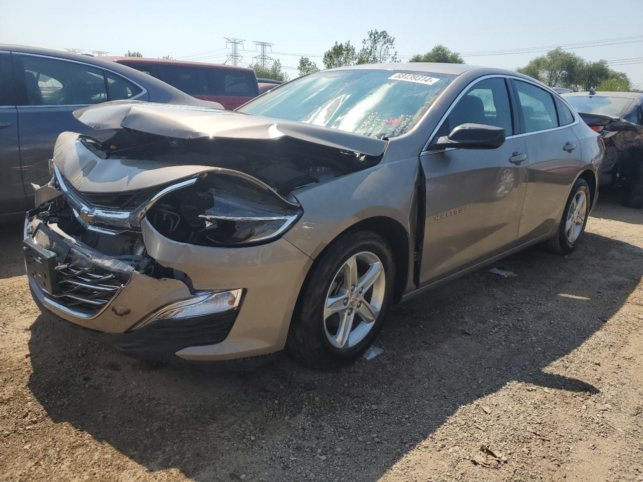 2022 CHEVROLET MALIBU LS VIN:1G1ZB5ST8NF214253
