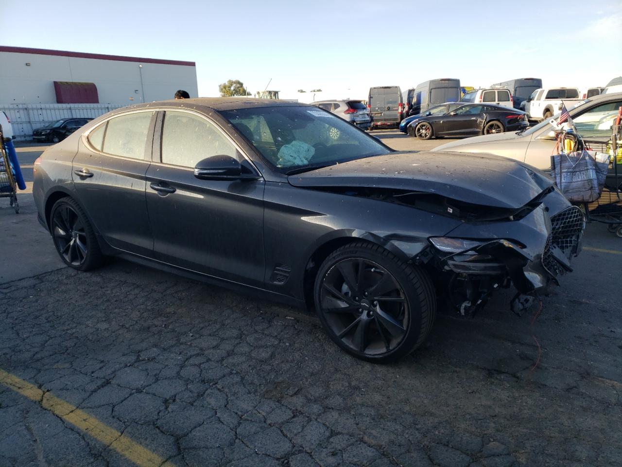 2023 GENESIS G70 BASE VIN:KMTG34TA1PU122906