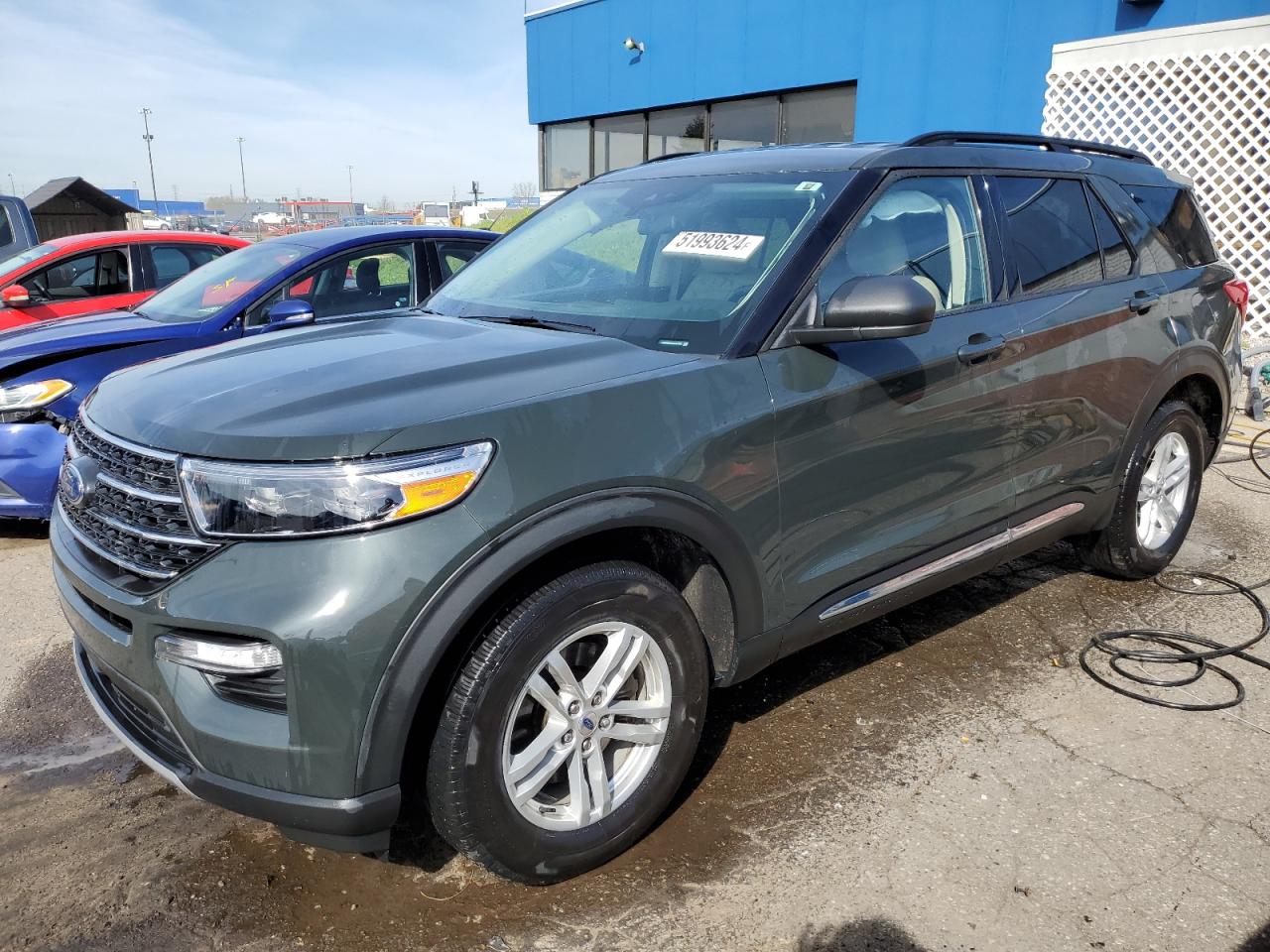 2022 FORD EXPLORER XLT VIN:1FMSK8DH3NGA91082