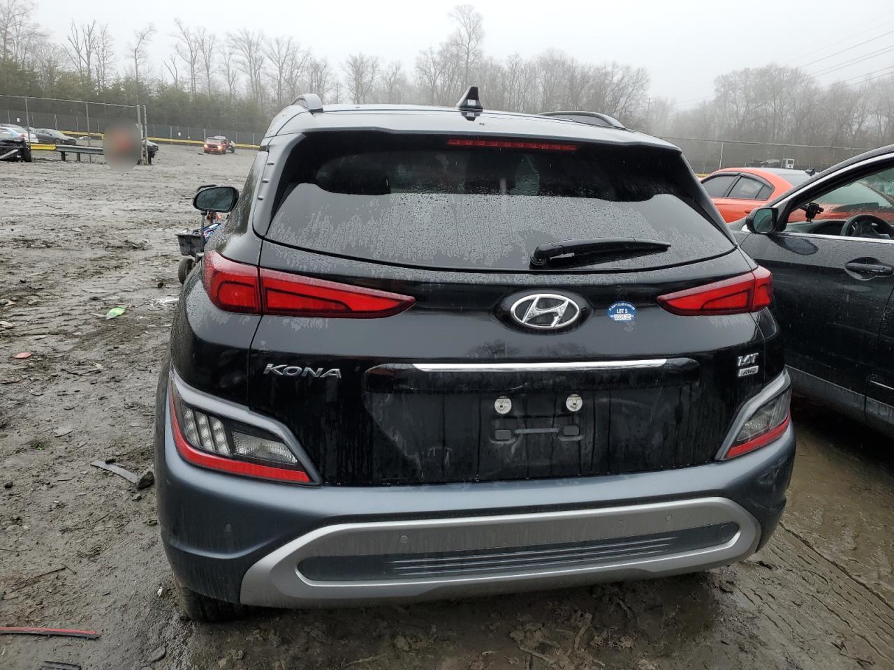 2022 HYUNDAI KONA LIMITED VIN:KM8K5CA33NU752257