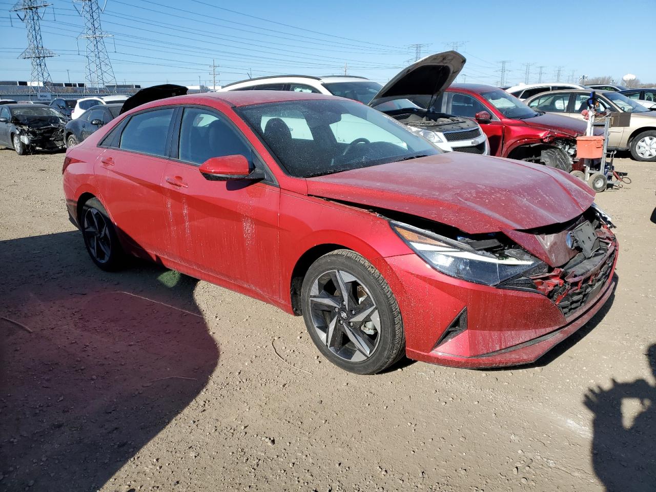 2023 HYUNDAI ELANTRA SEL VIN:1ZVBP8AM1B5128934