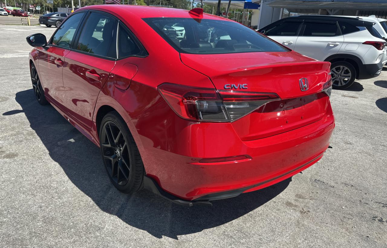 2022 HONDA CIVIC SPORT VIN:2HGFE2F5XNH543841