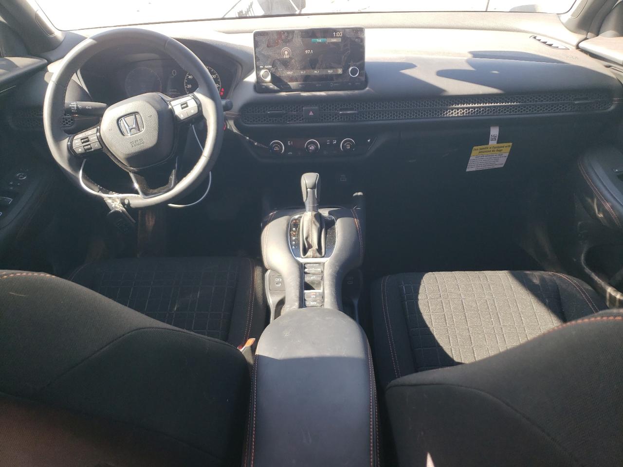 2024 HONDA HR-V SPORT VIN:3CZRZ1H53RM733683