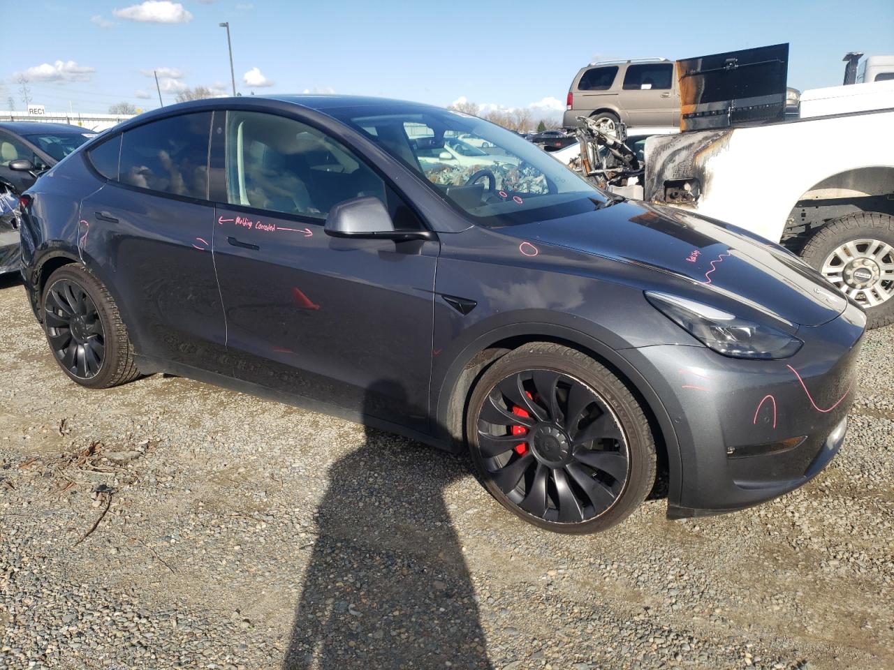 2022 TESLA MODEL Y  VIN:7SAYGDEF0NF493547