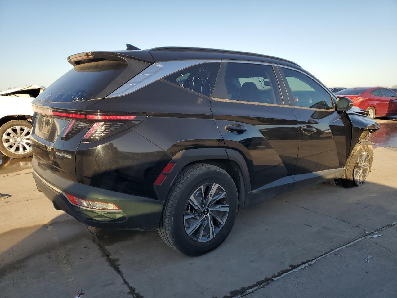 2022 HYUNDAI TUCSON BLUE VIN:KM8JBCA13NU025820