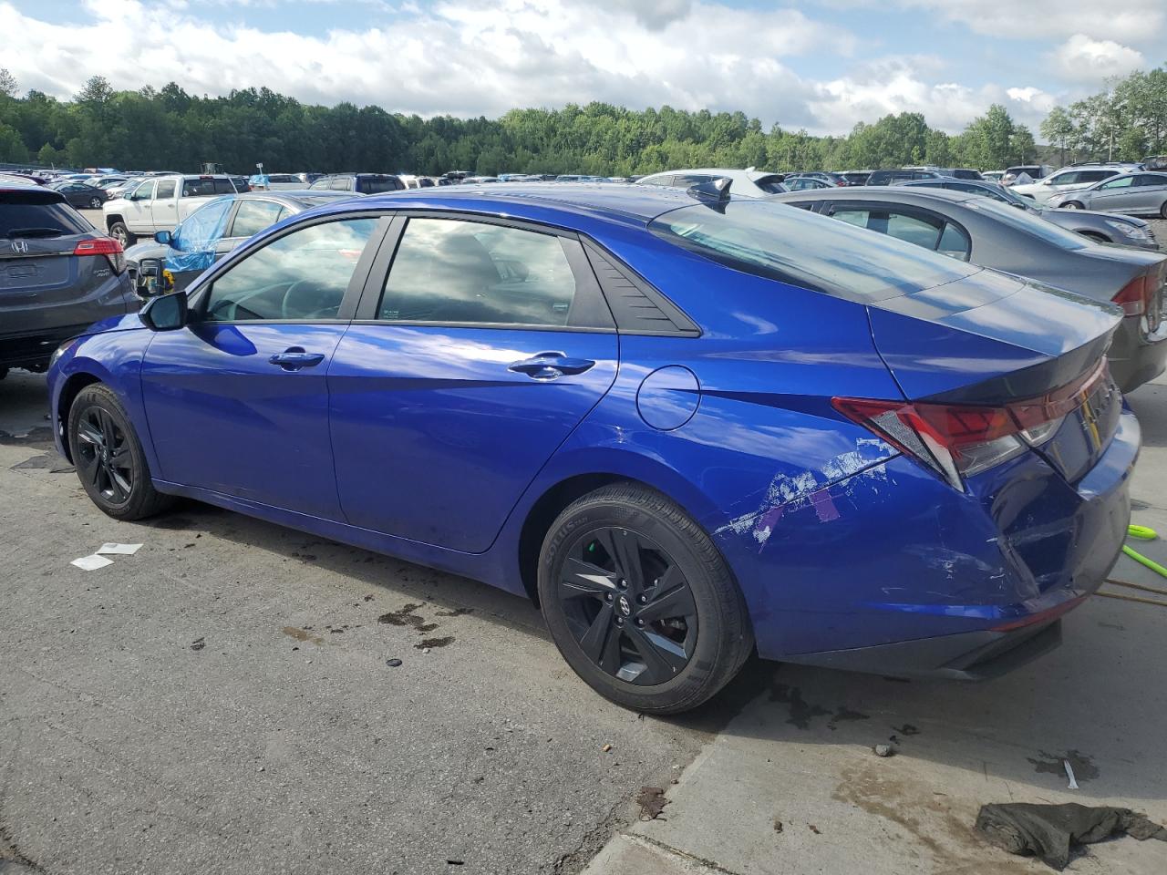 2023 HYUNDAI ELANTRA BLUE VIN:KMHLM4AJ8PU088682