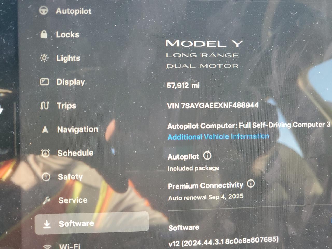 2022 TESLA MODEL Y  VIN:7SAYGAEEXNF488944