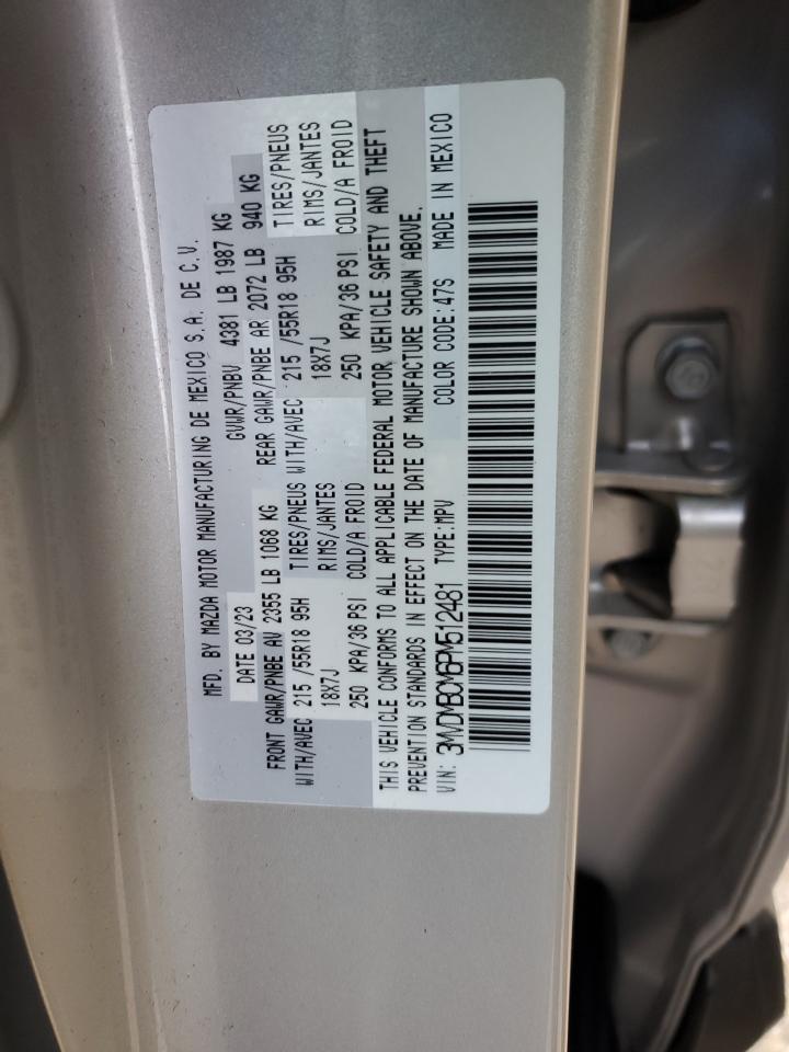 2023 MAZDA CX-30 PREFERRED VIN:3MVDMBCM6PM512481