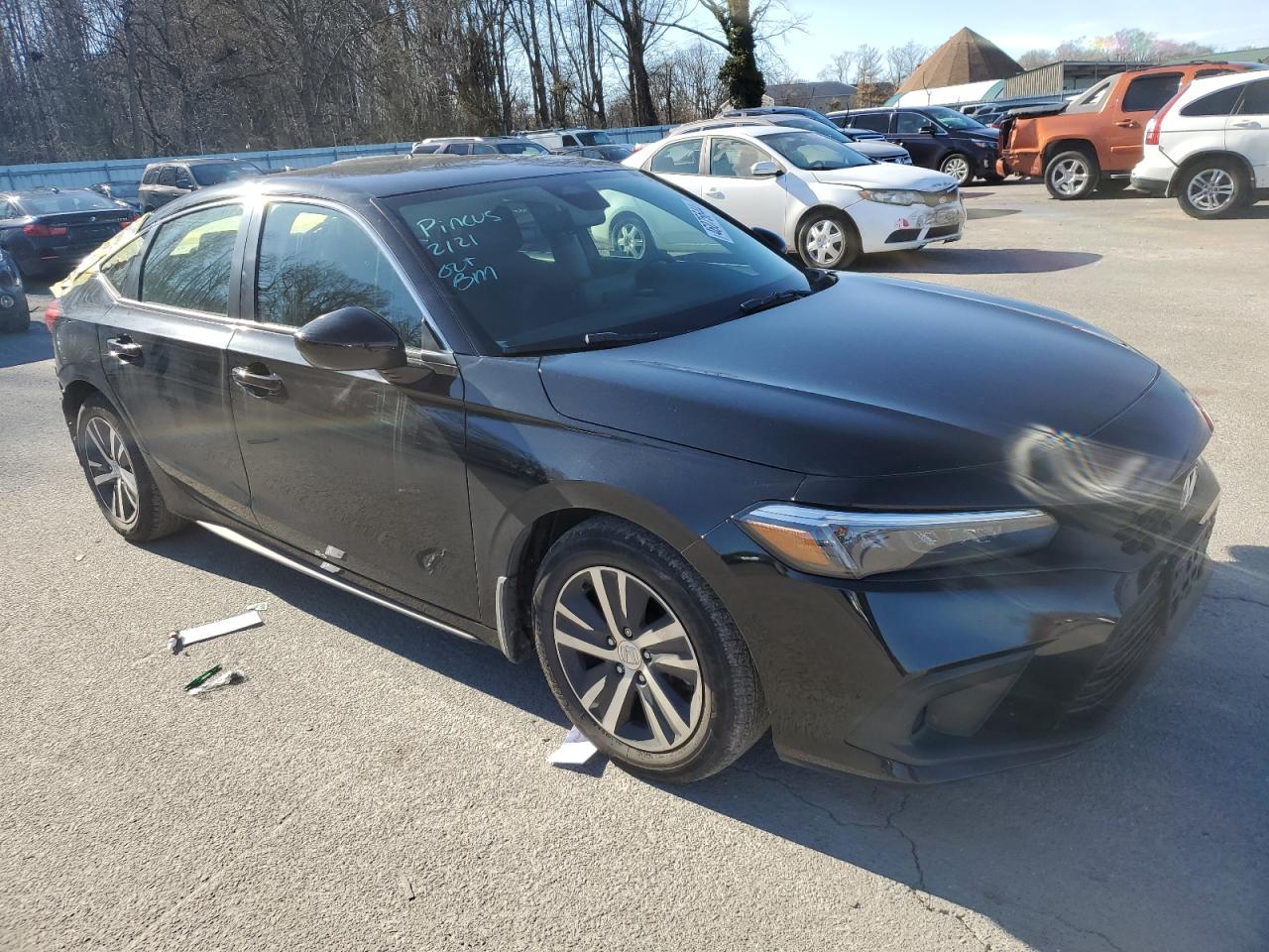 2022 HONDA CIVIC LX VIN:19XFL2H52NE004756