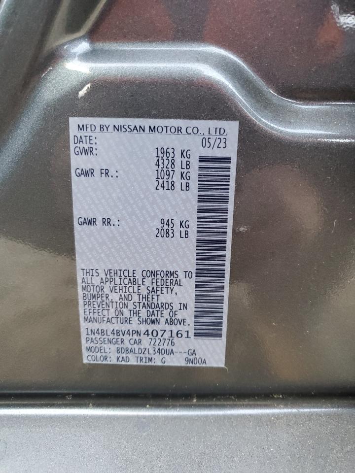 2023 NISSAN ALTIMA S VIN:WDDDJ77X97A107777