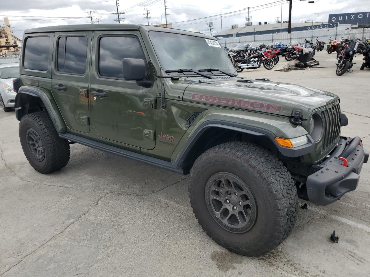 2022 JEEP WRANGLER UNLIMITED RUBICON VIN:1C4JJXFG1NW160195