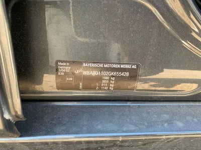 2015 BMW 320 WBA8D1102GK655428 VIN:WBA8D1102GK655428