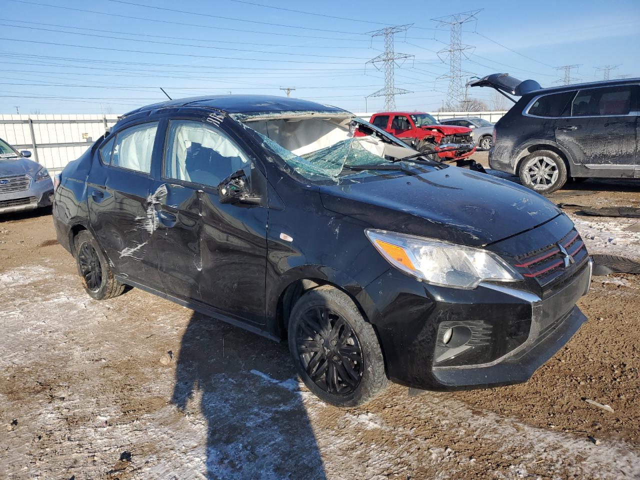 2022 MITSUBISHI MIRAGE G4 ES VIN:ML32FUFJ2NHF07091