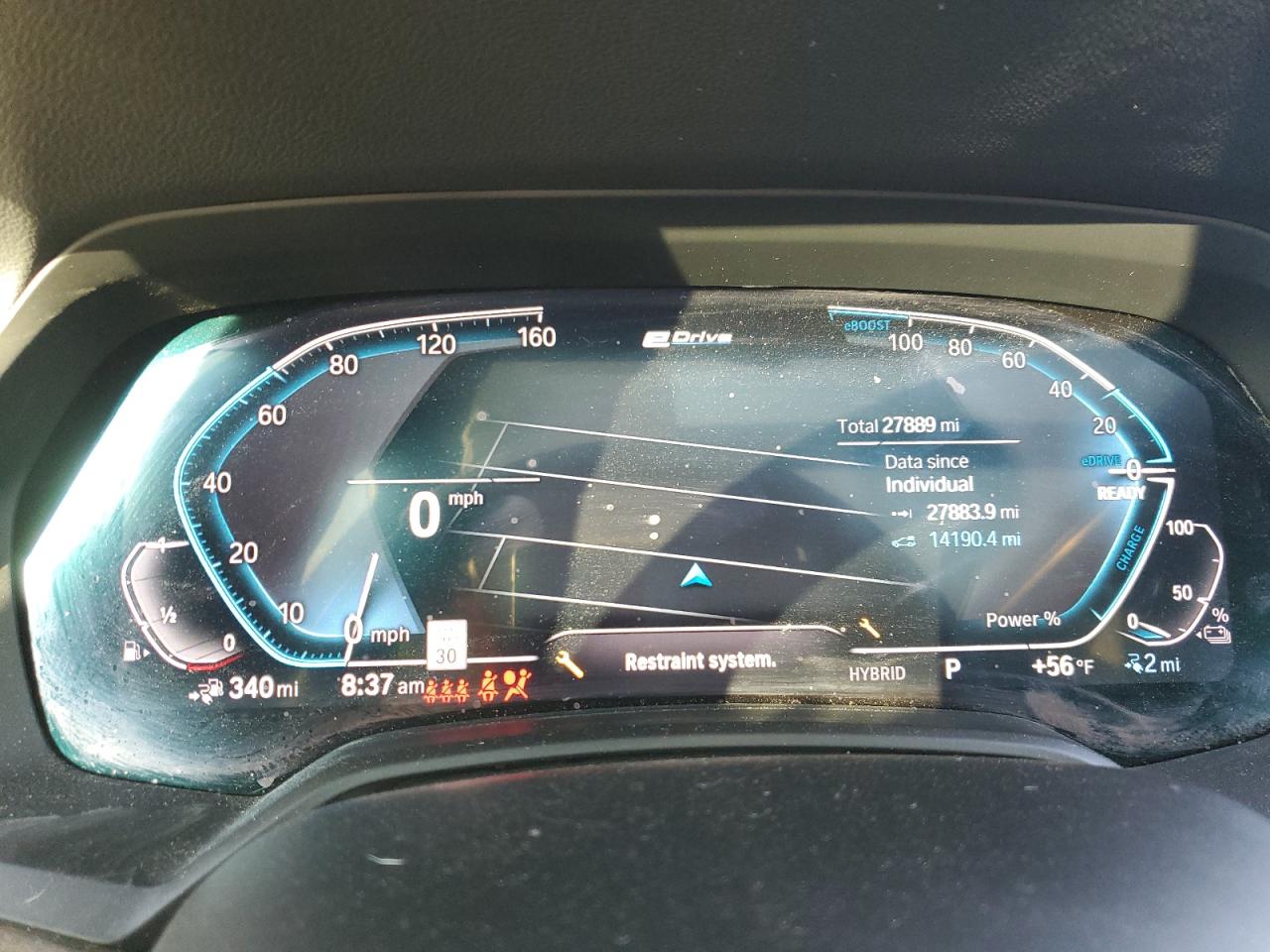 2022 BMW X5 XDRIVE45E VIN:5UXTA6C0XN9J37988