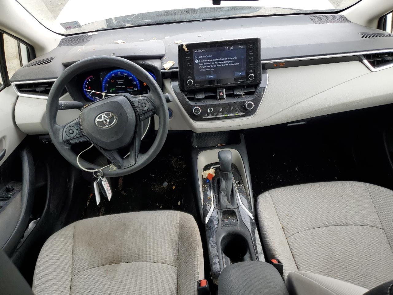 2022 TOYOTA COROLLA LE VIN:JTDEAMDE6NJ042903