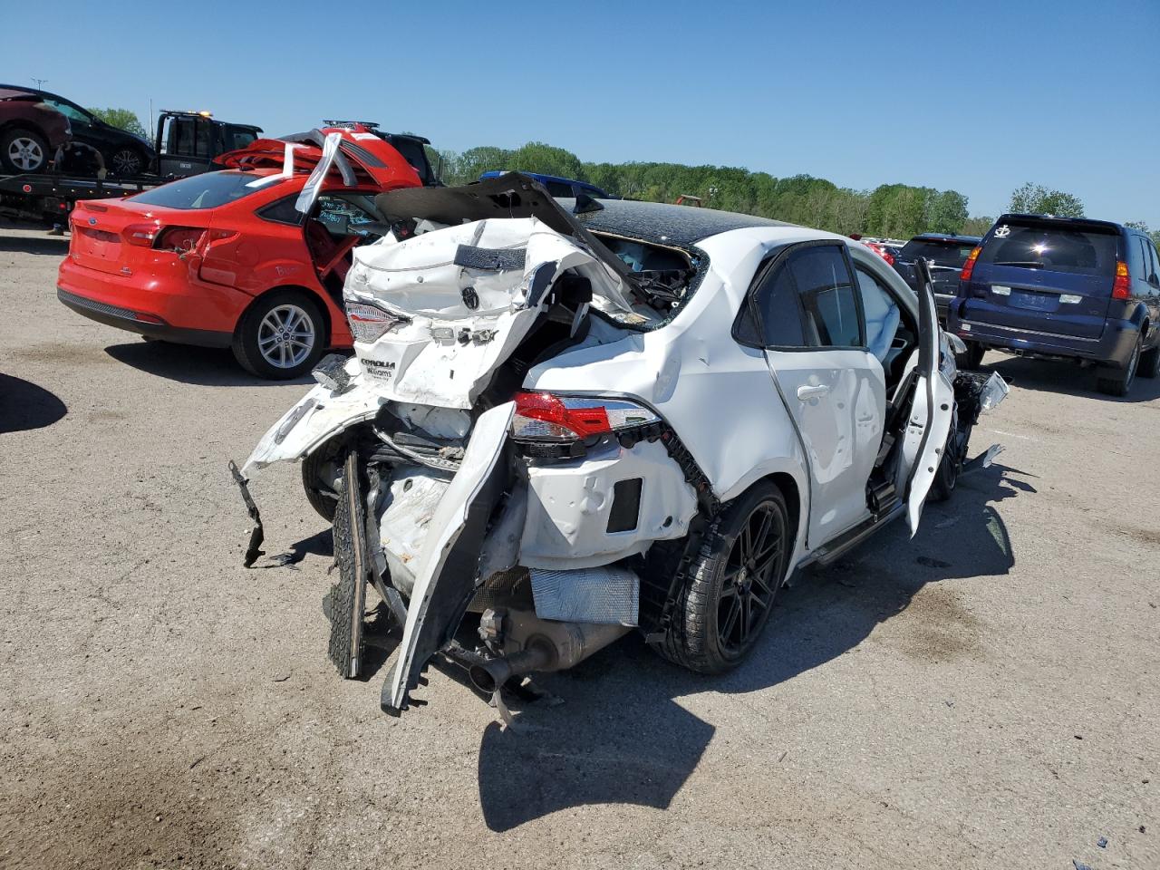 2022 TOYOTA COROLLA SE VIN:5YFS4MCE7NP115543