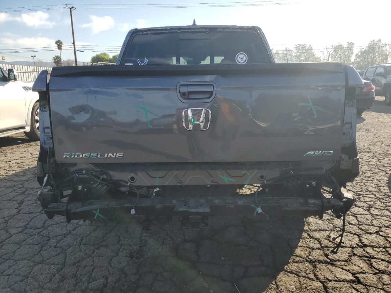 2022 HONDA RIDGELINE RTL VIN:5FPYK3F71NB027341