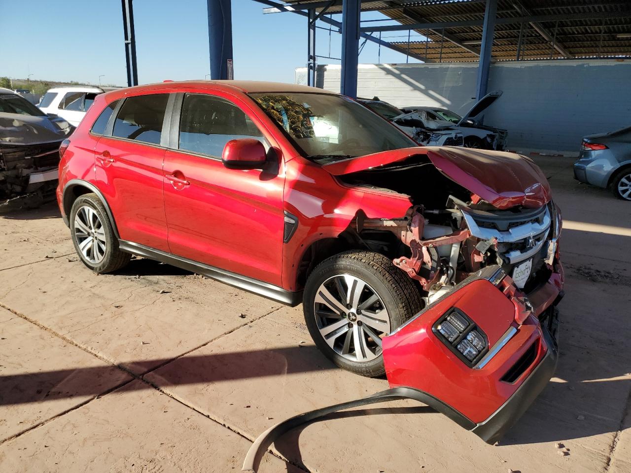 2022 MITSUBISHI OUTLANDER SPORT ES VIN:JA4APUAU9NU003580