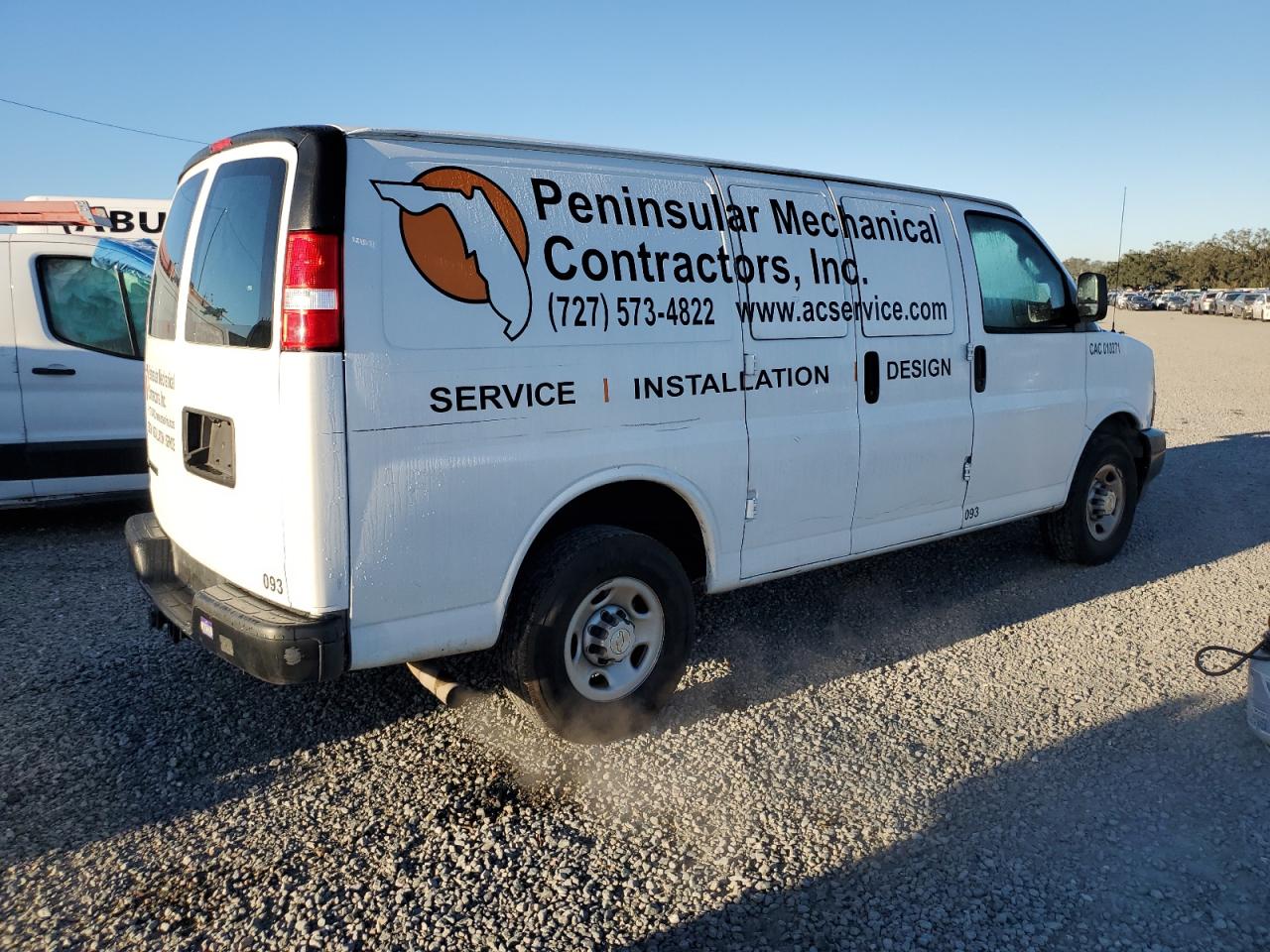 2022 CHEVROLET EXPRESS G2500  VIN:1GCWGAFPXN1200093