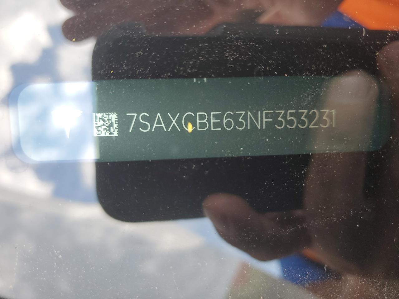 2022 TESLA MODEL X  VIN:7SAXCBE63NF353231