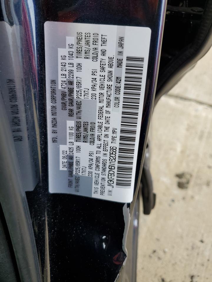 2022 MAZDA CX-5 PREFERRED VIN:JM3KFBCM6N1620586