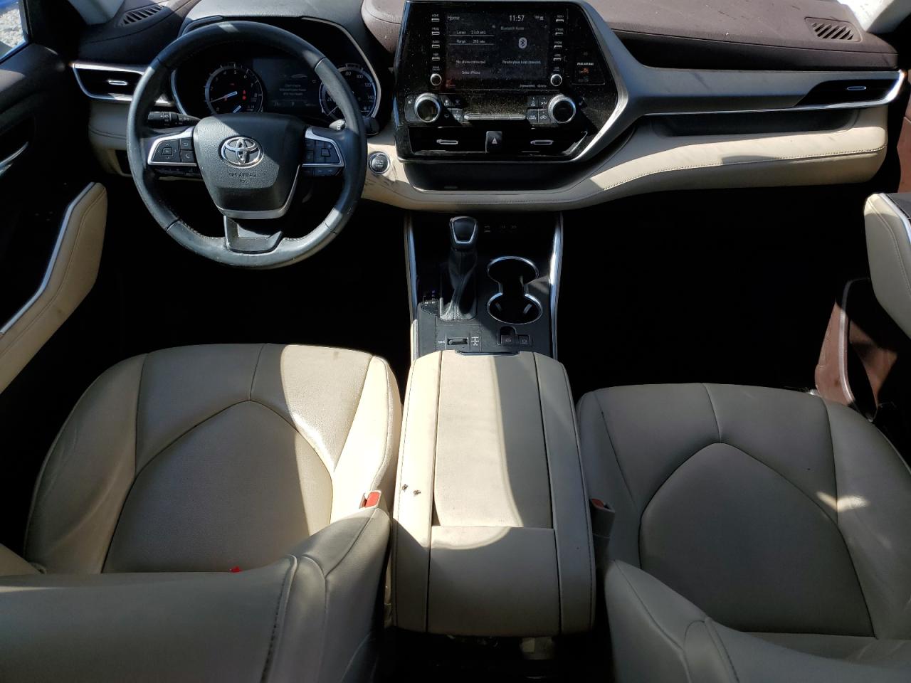 2022 TOYOTA HIGHLANDER XLE VIN:5TDGZRAH8NS539502