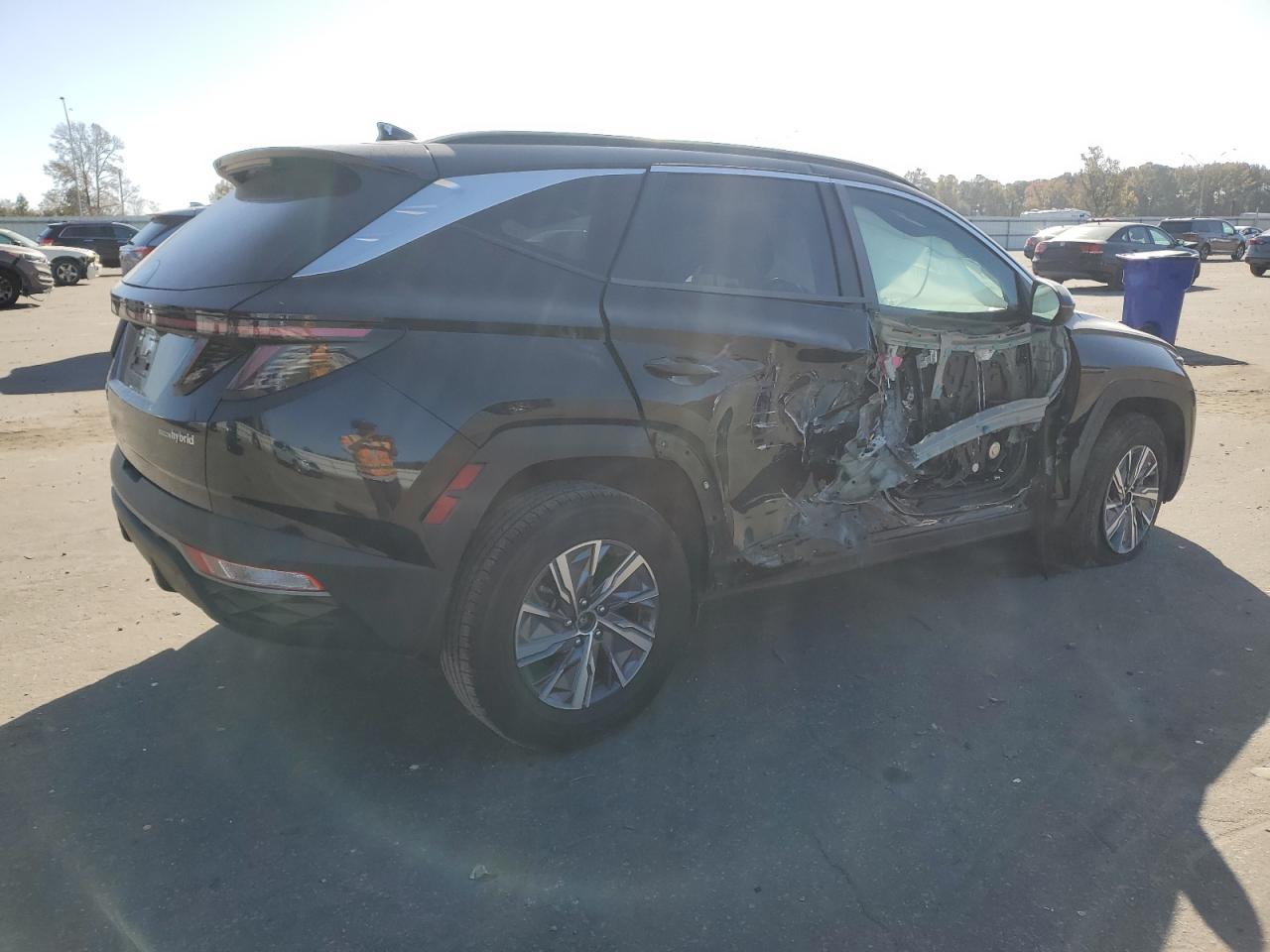 2022 HYUNDAI TUCSON BLUE VIN:KM8JBCA15NU030520