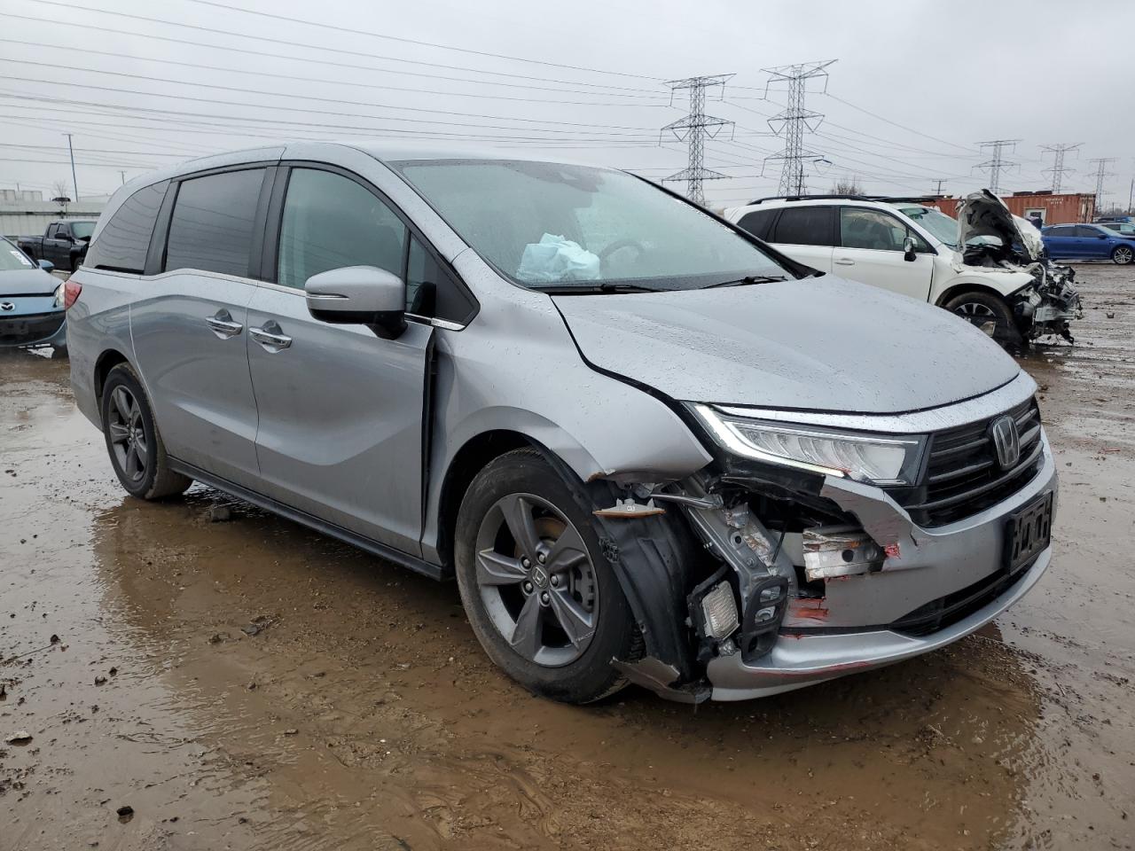 2022 HONDA ODYSSEY EX VIN:5FNRL6H55NB013563