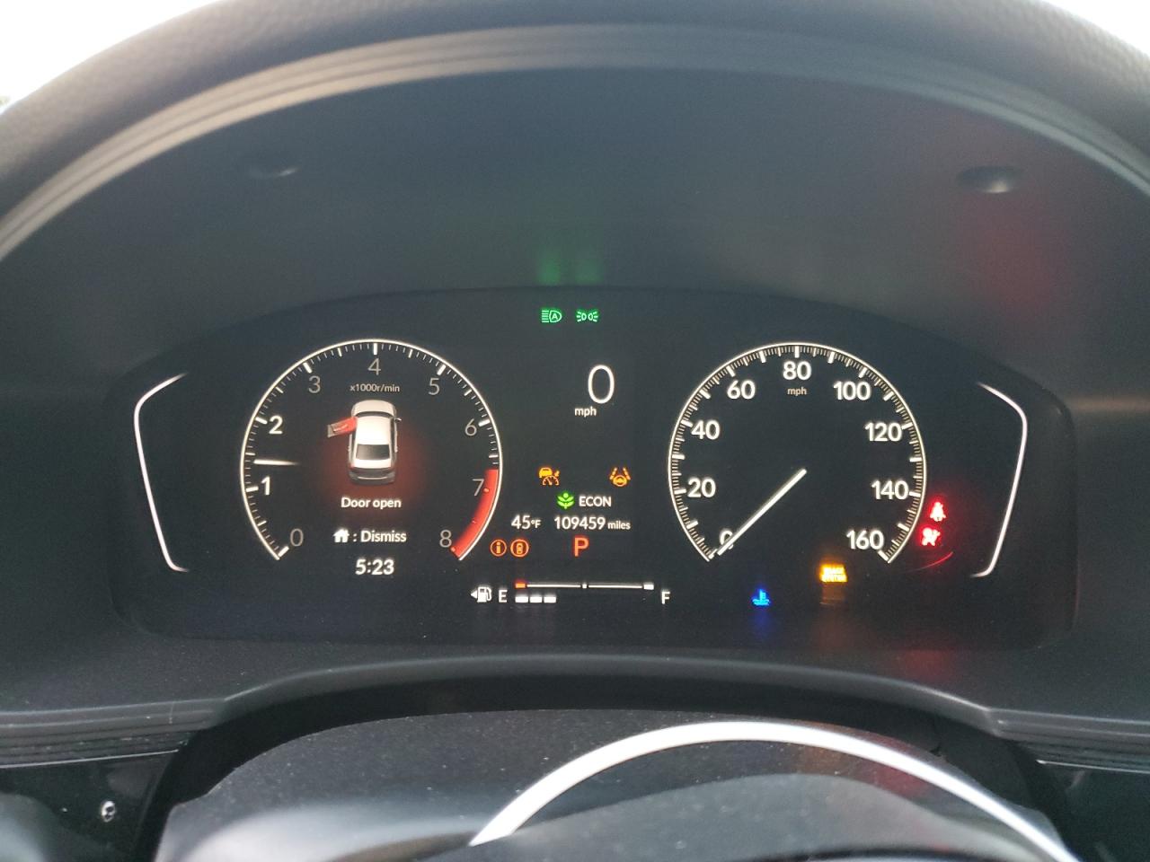 2022 HONDA CIVIC SPORT VIN:2HGFE2F57NH559432