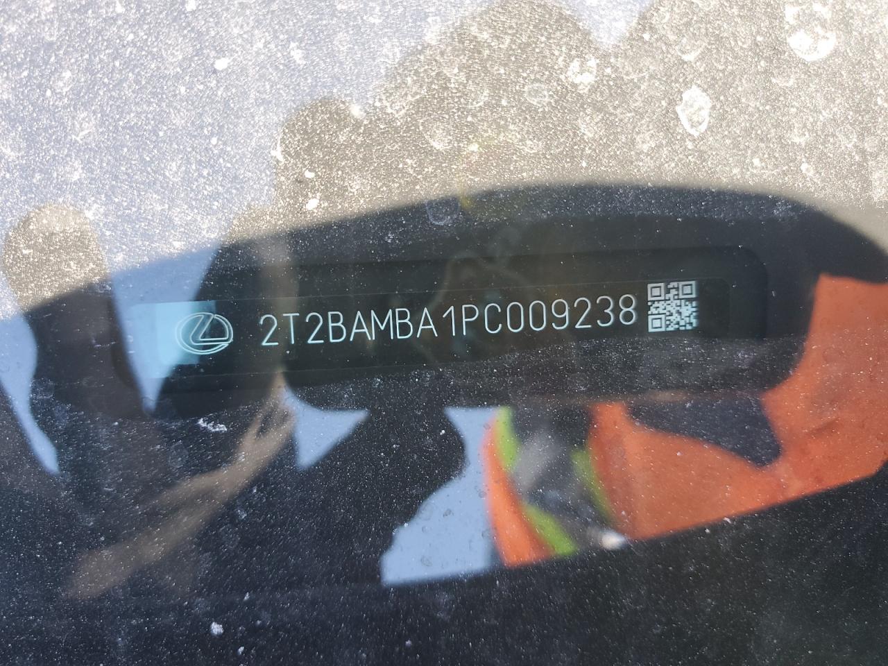 2023 LEXUS RX 350 BASE VIN:2T2BAMBA1PC009238