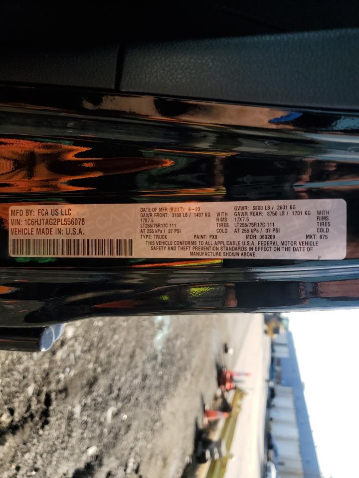 2023 JEEP GLADIATOR SPORT VIN:1C6HJTAG2PL556078