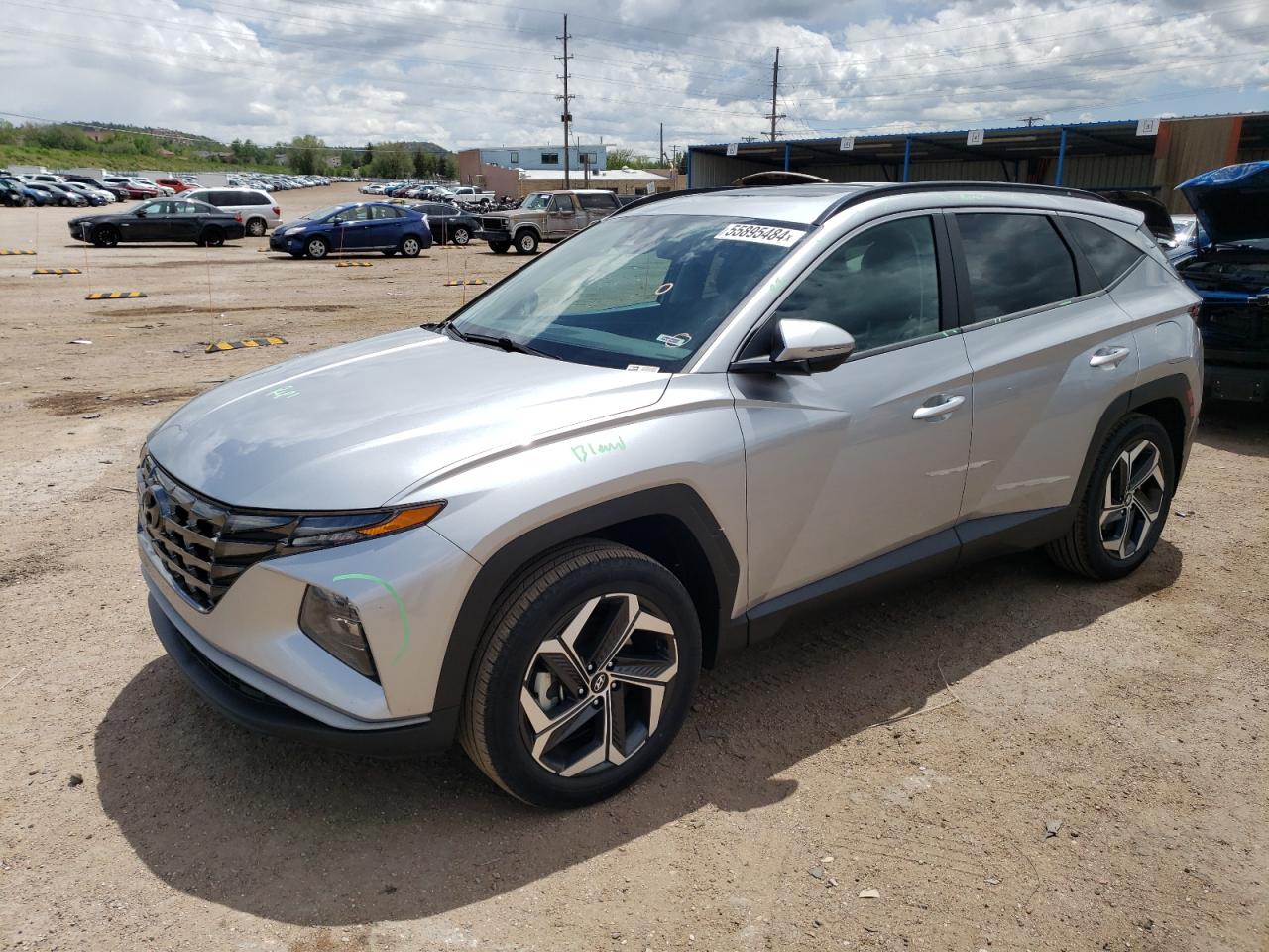 2022 HYUNDAI TUCSON SEL VIN:5NMJCCAE1NH088197